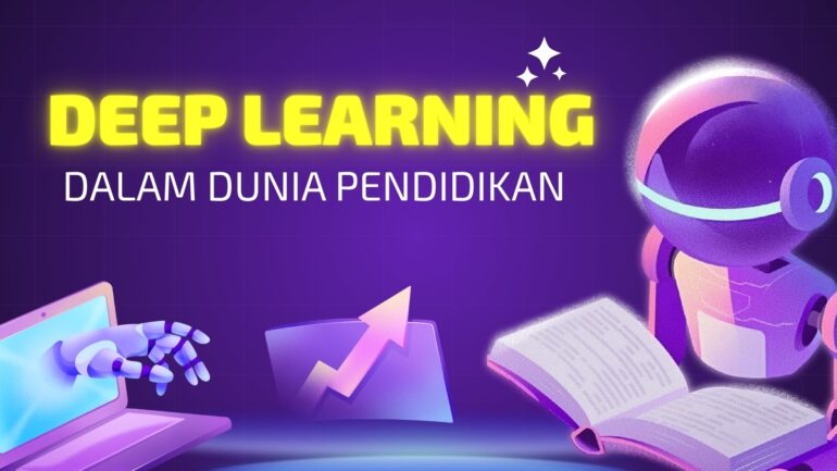 Ungu Ilustrasi Kecerdasan Buatan Presentasi